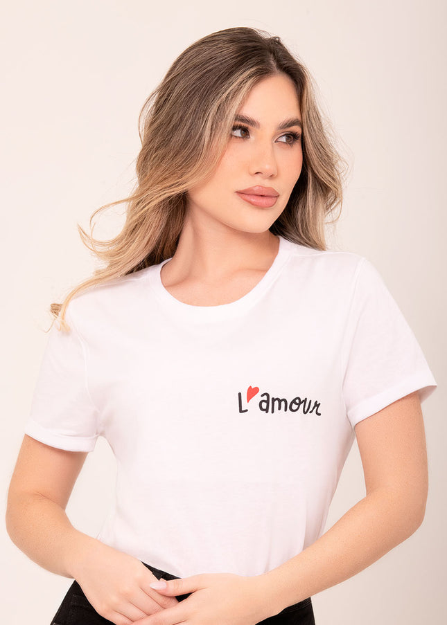 Camiseta Blanca con estampado