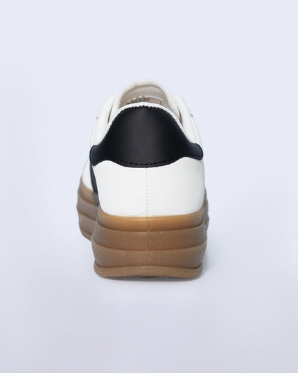 Tenis Plataforma blanco