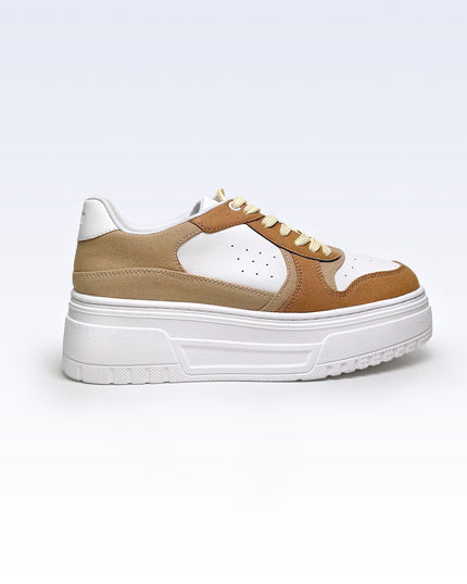 Tenis plataforma mocca