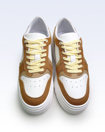 Tenis plataforma mocca