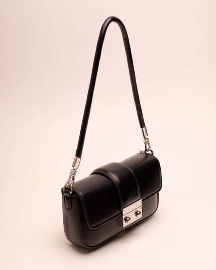 Bolso Hombro clutch negro