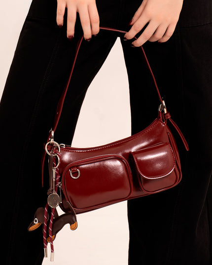 Bolso Hobo Vinotinto