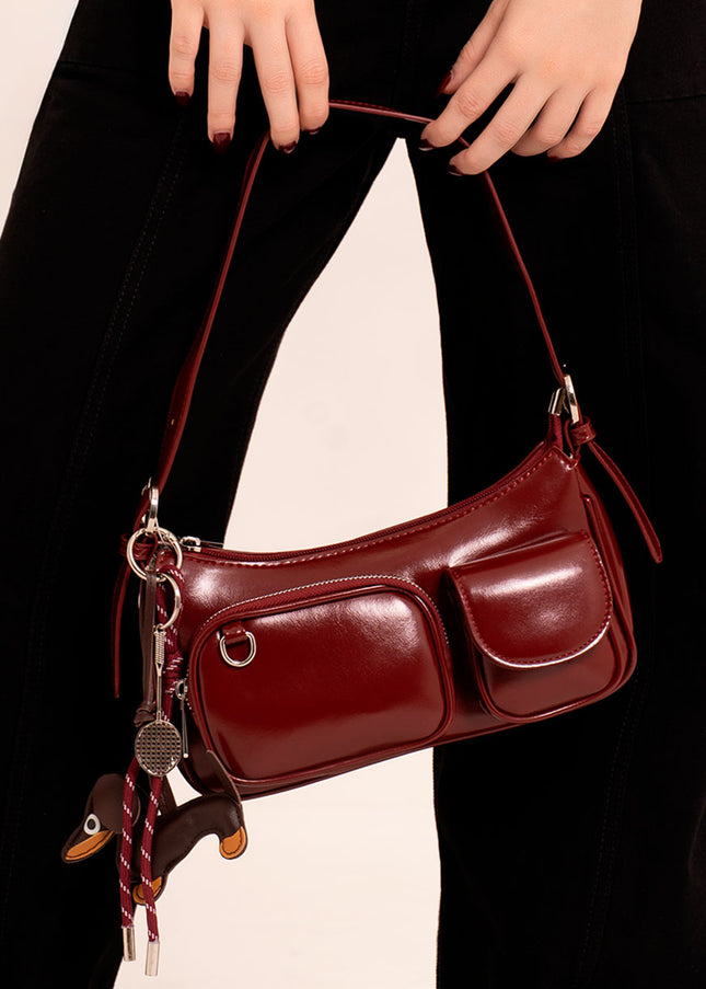 Bolso Hobo Vinotinto