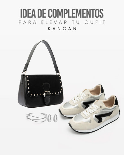 Set Top en Rib y Jean Cargo Negro Mujer — KanCan, imagen 3 de 3