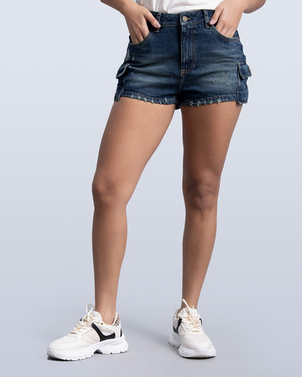 Short Cargo Tiro alto