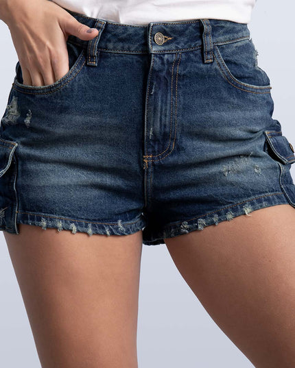 Short Cargo Tiro alto