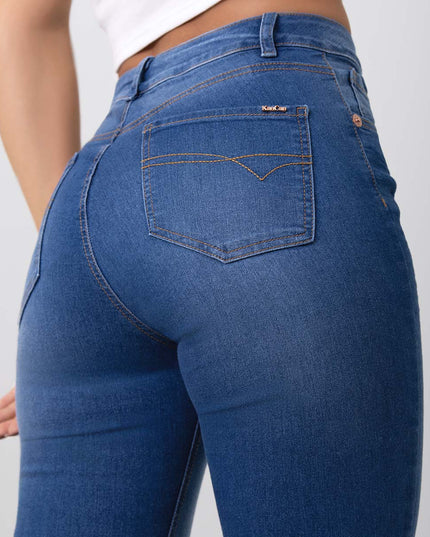 Jean Skinny tiro medio