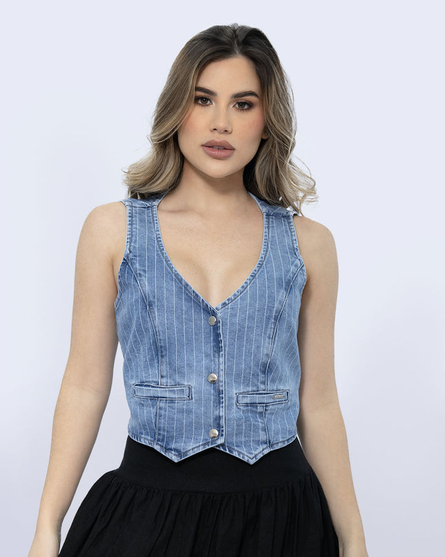 Chaleco Denim