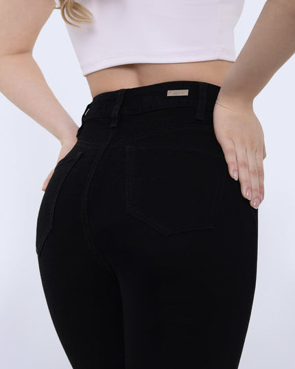 Jean Clasico tiro alto negro