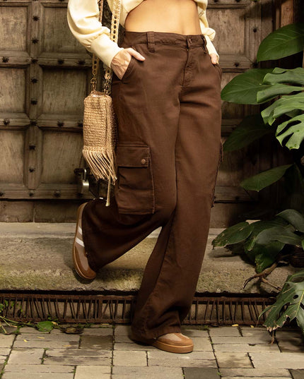 Pantalon Cargo cafe