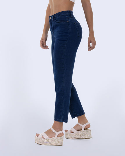 Jean Momfit claro stretch
