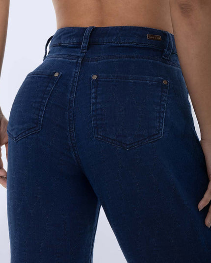 Jean Momfit claro stretch