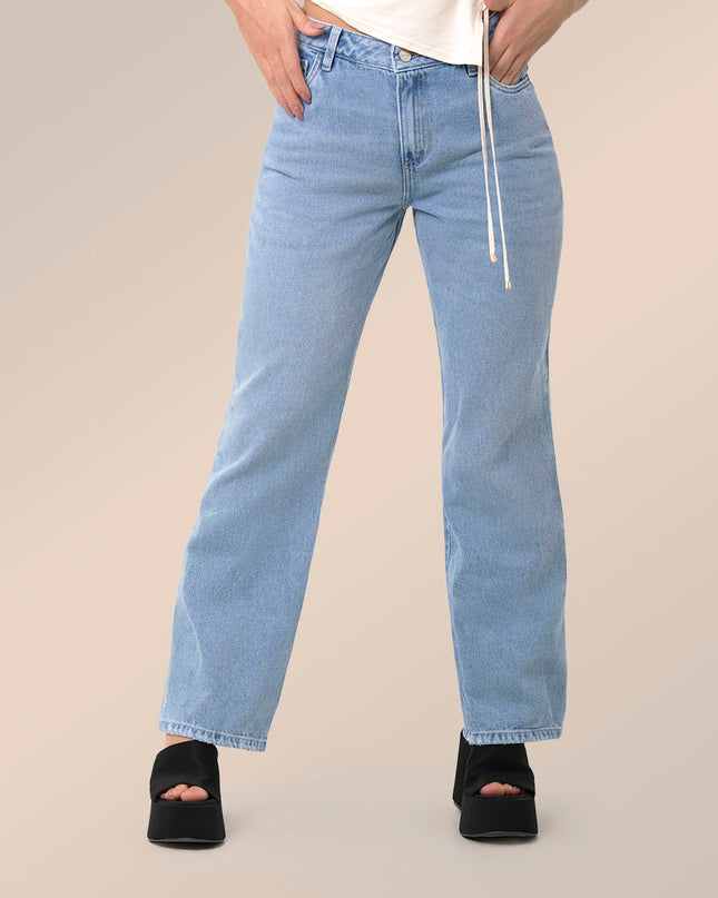 Jean Straight Azul Claro