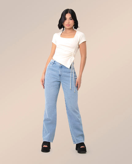 Jean Straight Azul Claro