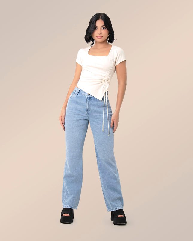 Jean Straight Azul Claro