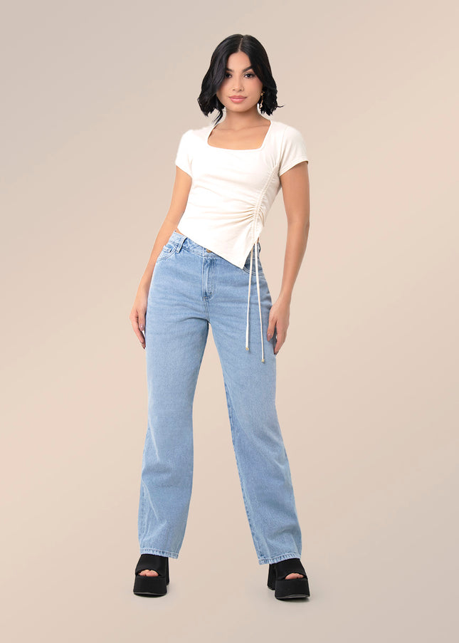 Jean Straight Azul Claro