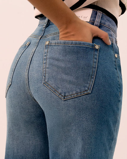 Jean Straight tiro medio