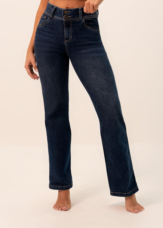 Jean  Clásico oscuro doble boton