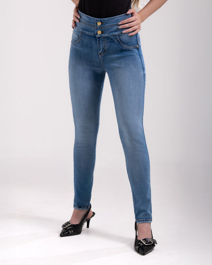 Jean Skinny  Levanta cola claro.