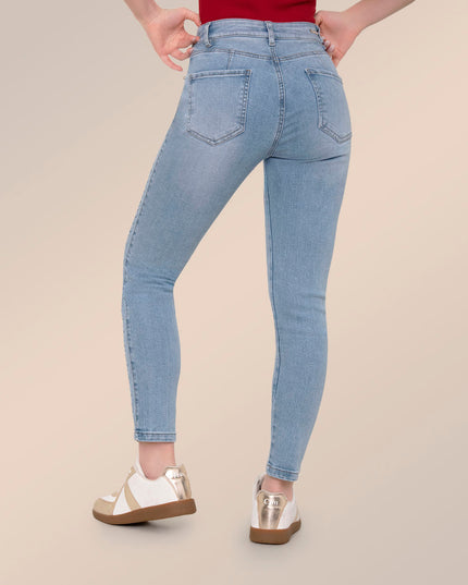 Jean Skinny claro