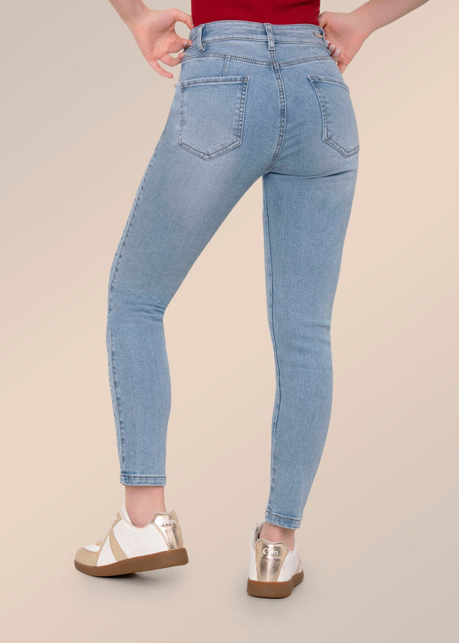 Jean Skinny claro