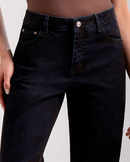 Jean Straight tiro alto oscuro