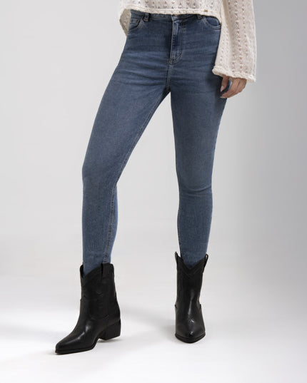 Jean Skinny tiro alto