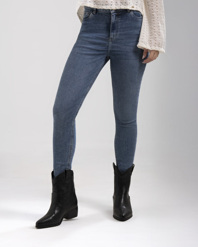 Jean Skinny tiro alto