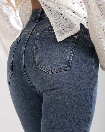 Jean Skinny tiro alto