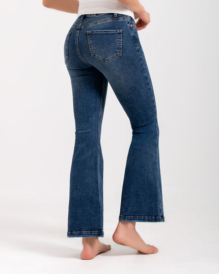 Jean Flare tiro medio