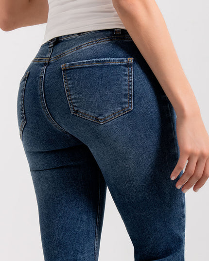 Jean Flare tiro medio