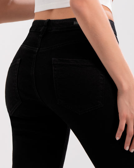 Jean Flare negro