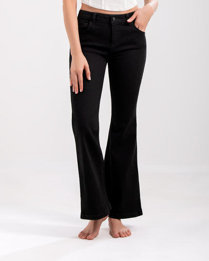 Jean Flare negro