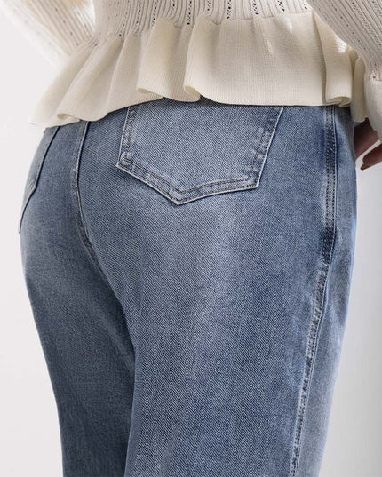 Jean Culotte tiro alto claro