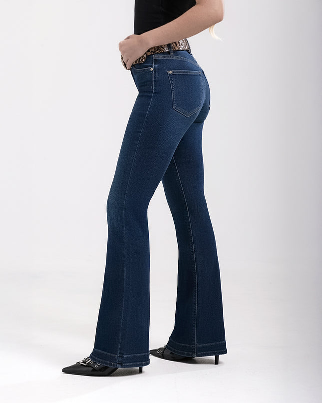 Jean Semicampana oscuro tiro alto