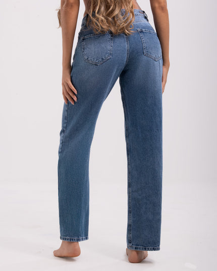 Jean Straight tiro medio.