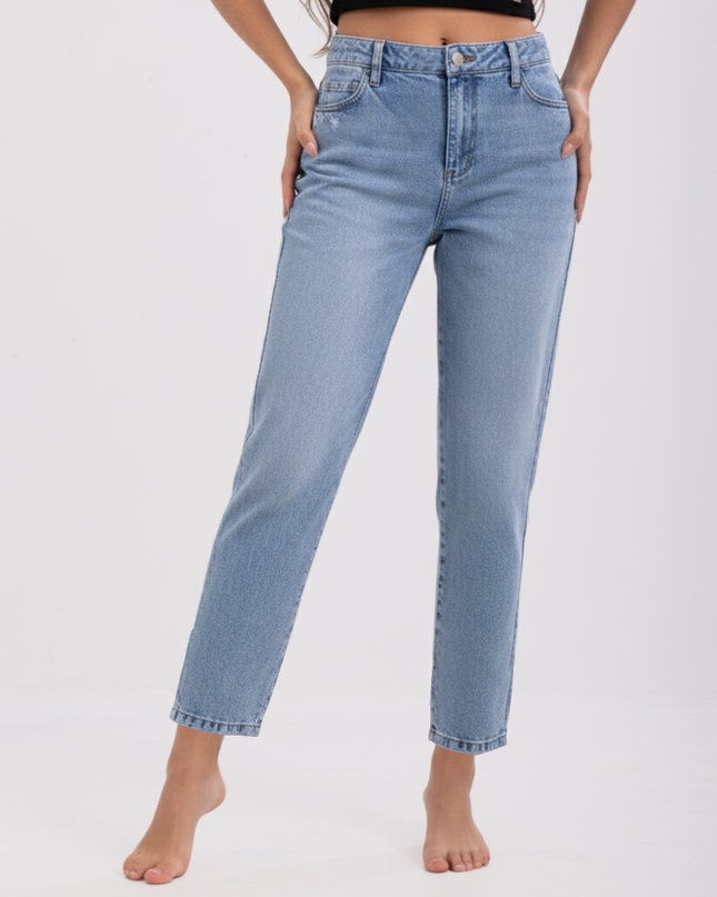Jean Mom Fit Denim Claro Largo al Tobillo — KanCan, imagen 3 de 3