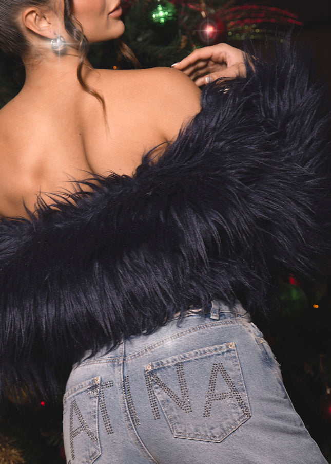 Jean Straight con detalle en pedrería