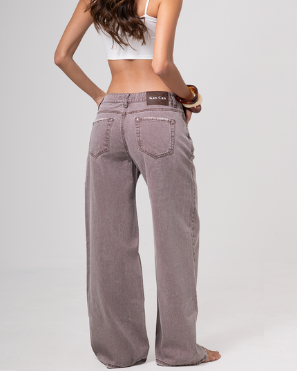 Jean Wide leg tiro alto.