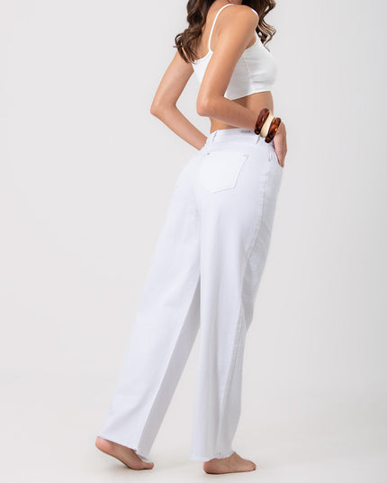 Jean Straight Blanco con Pretina Cruzada — KanCan, imagen 4 de 4