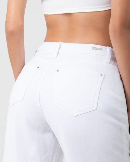 Jean Straight Blanco con Pretina Cruzada — KanCan, imagen 3 de 4