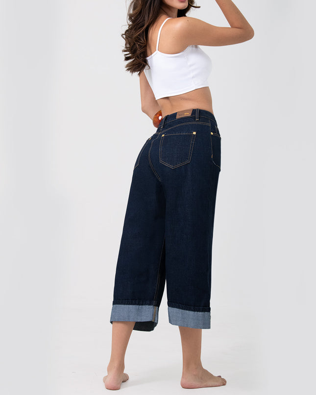 Jean Culotte tiro alto oscuro