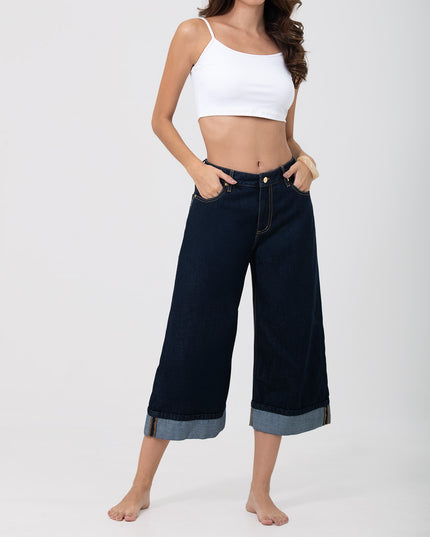 Jean Culotte tiro alto oscuro