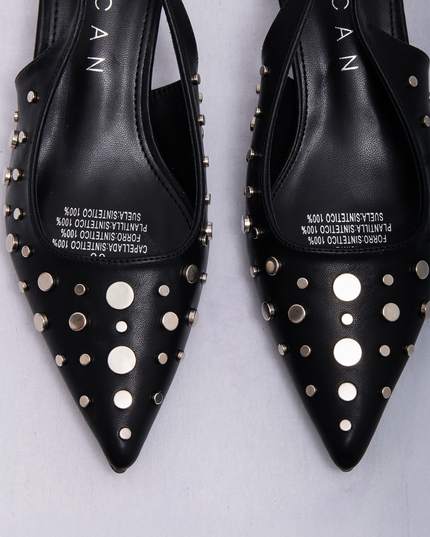 Stilettos negro con taches