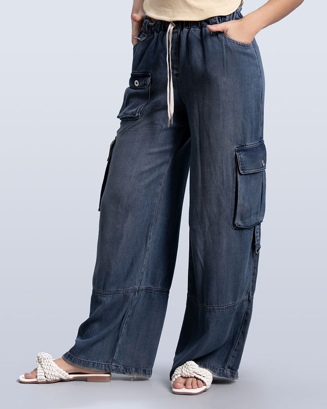 Pantalon cargo medio