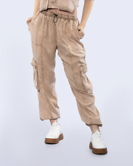 Pantalon Camel tipo Jogger