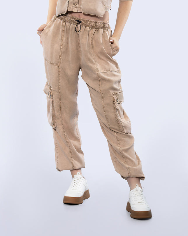 Pantalon Camel tipo Jogger