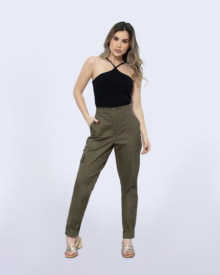 Pantalon verde militar