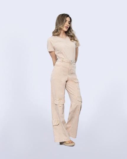 Camiseta Hotfix Beige