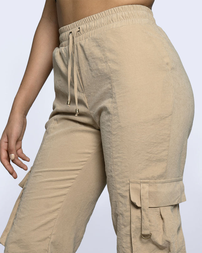 Pantalon Cargo Camel